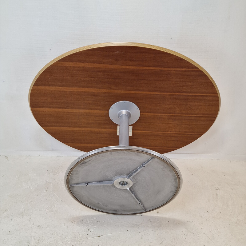 Mesa Vintage oval de Pierre Paulin para Artifort, década de 1960