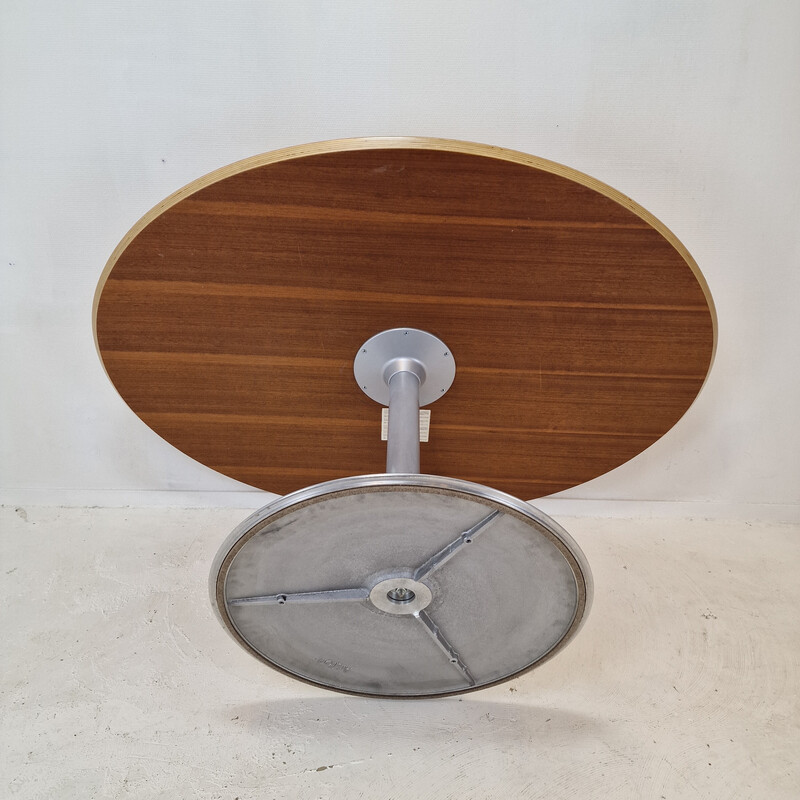 Table ovale vintage par Pierre Paulin pour Artifort, 1960