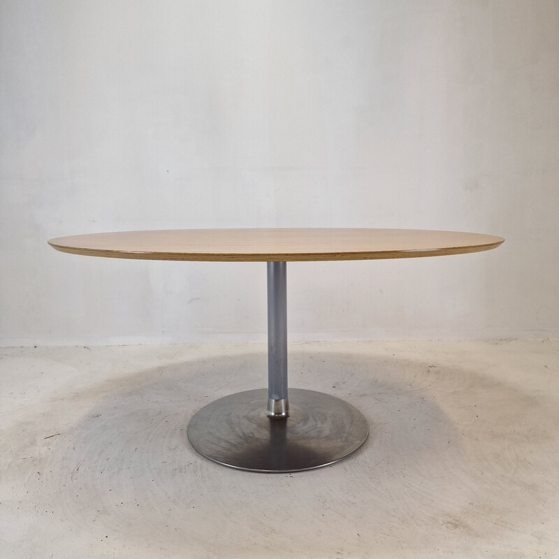 Mesa Vintage oval de Pierre Paulin para Artifort, década de 1960