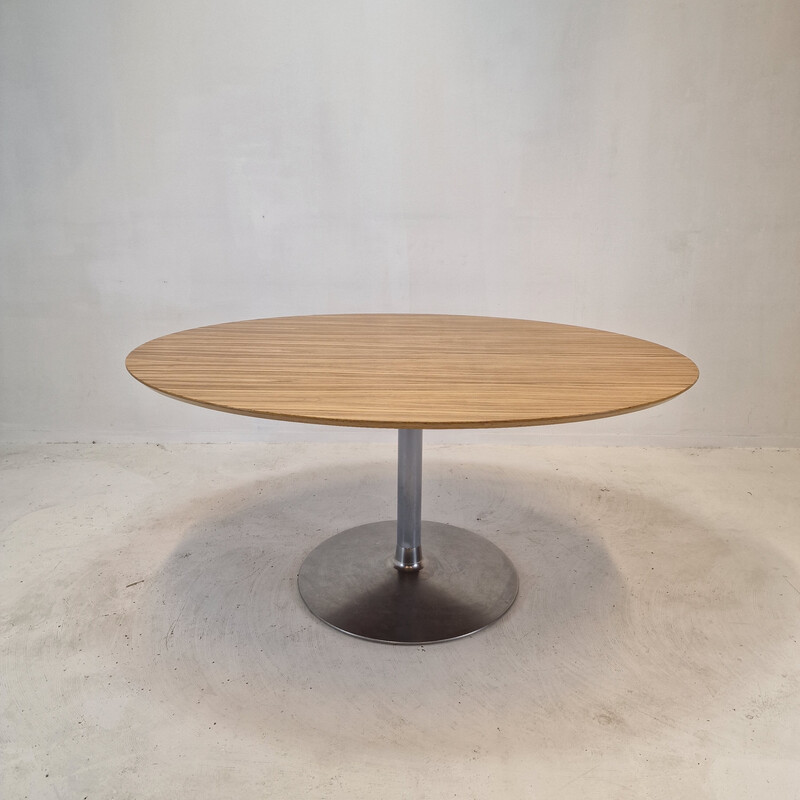 Table ovale vintage par Pierre Paulin pour Artifort, 1960