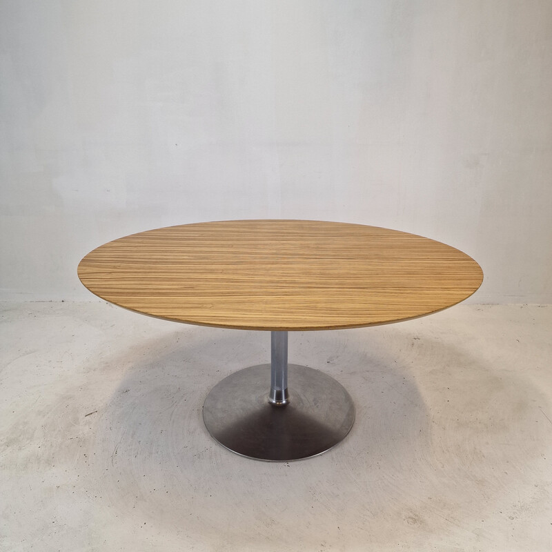 Table ovale vintage par Pierre Paulin pour Artifort, 1960