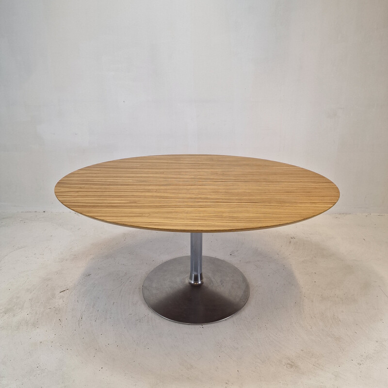 Vintage oval table by Pierre Paulin for Artifort, 1960s