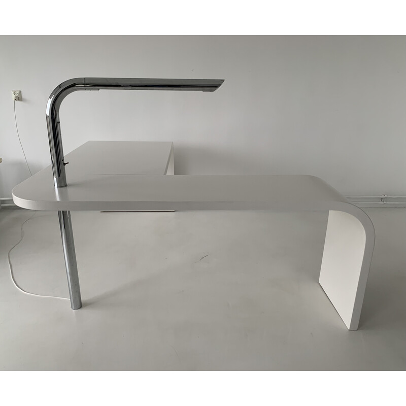 Vintage Direk desk by Ennio Chiggio for Nikol International, 1979