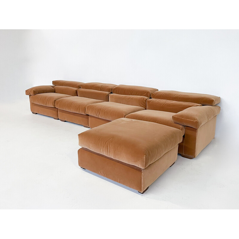 Vintage Erasmo sofa by Afra and Tobia Scarpa for B and B Italia, 1973