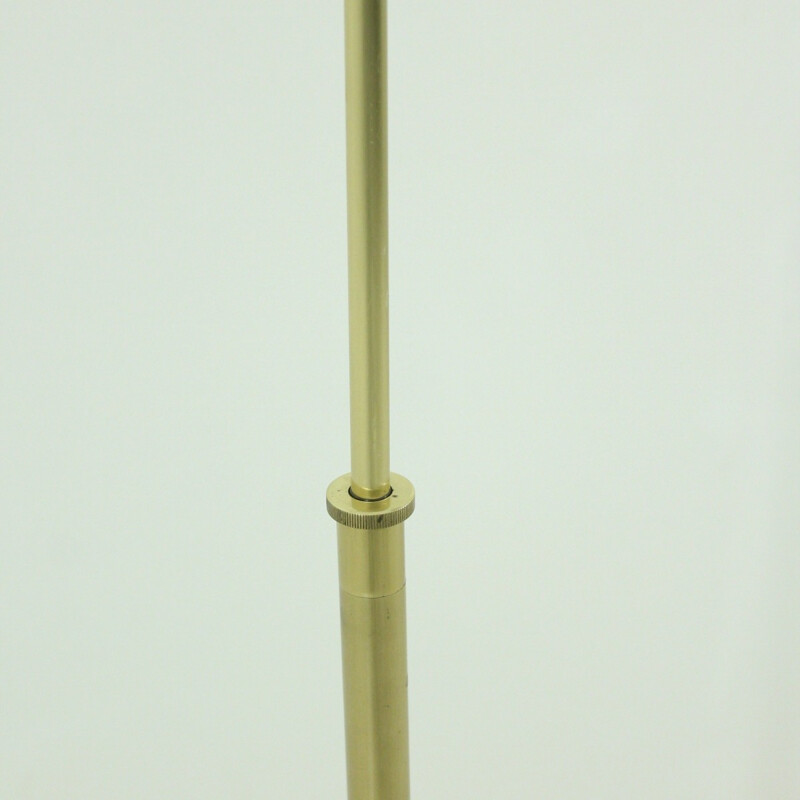 Floor lamp with brass foot - 1970s