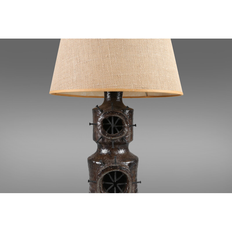 Lampe belge vintage Brutalist, 1960