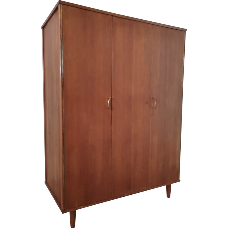 Vintage cabinet with door and many storage compartments