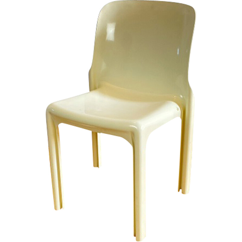 Silla vintage Selene de Vico Magistretti para Artemide