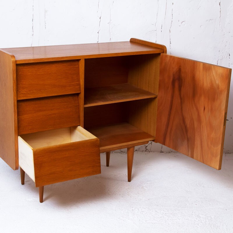 Mid century modern chest of drawers in oak wood - 1960s