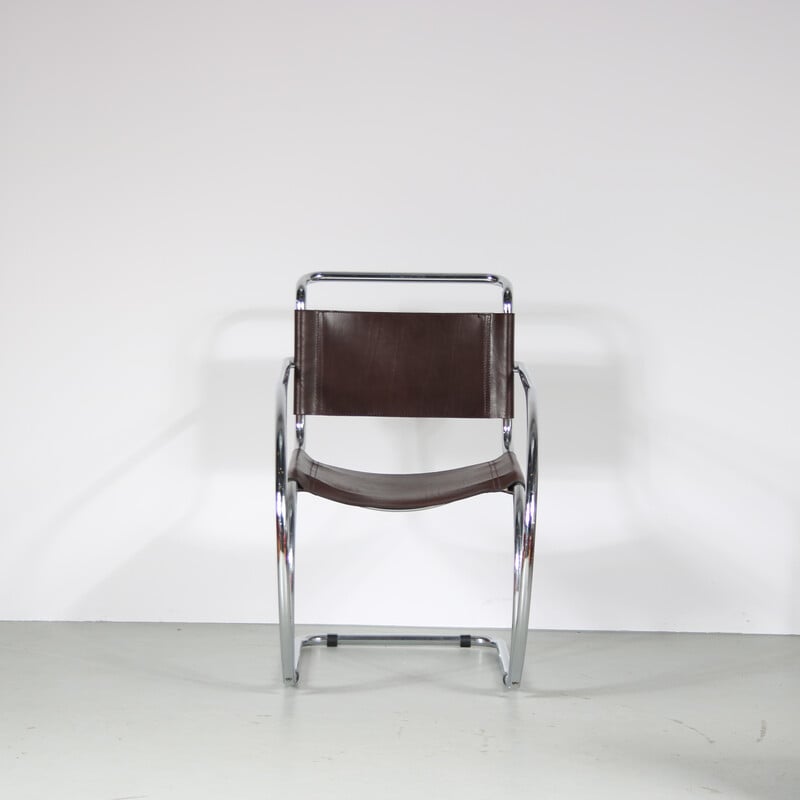 Vintage “Mr20” armchair by Mies van der Rohe, Italy 1970s