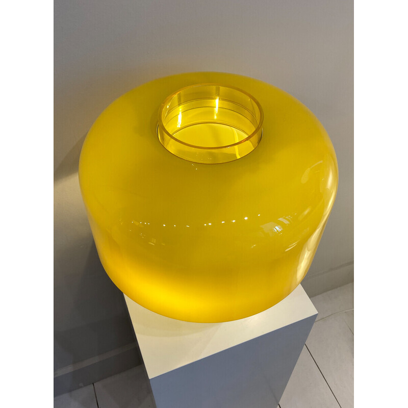 Vintage table lamp in Murano glass model Lt 226 by Carlo Nason for Mazzega, Italy 1960s