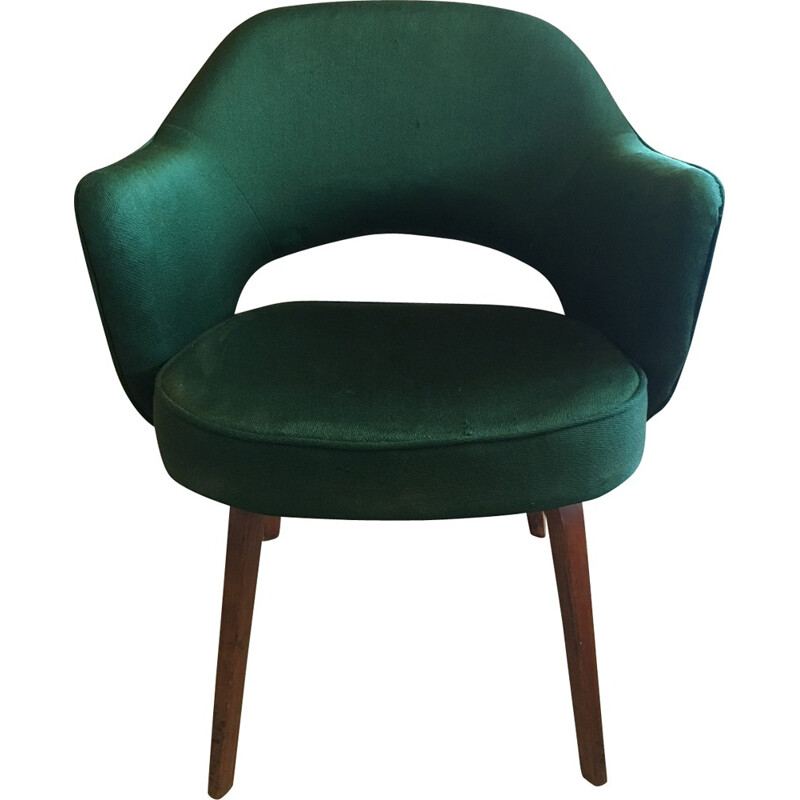 Green armchair ULB 71 by Eero Saarinen - 1950s