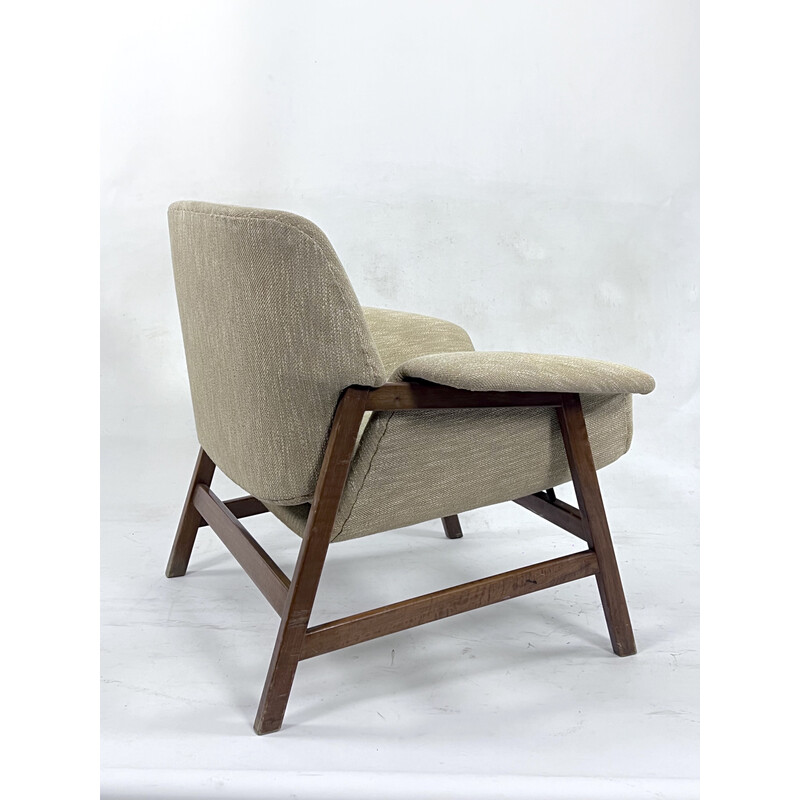 Fauteuil vintage modèle 849 par Gianfranco Frattini pour Figli di Amedeo Cassina, Italie 1958