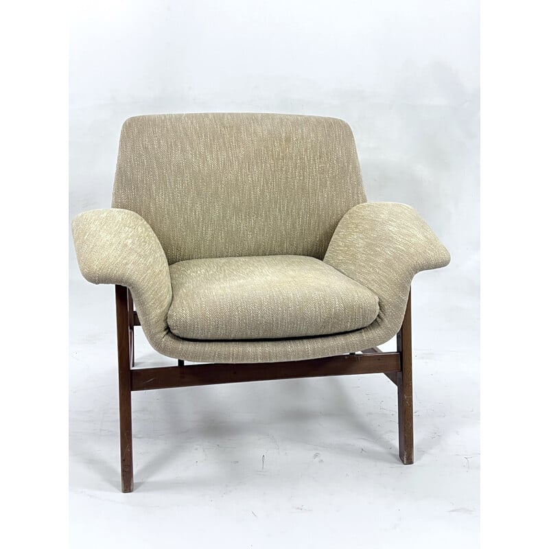 Fauteuil vintage modèle 849 par Gianfranco Frattini pour Figli di Amedeo Cassina, Italie 1958