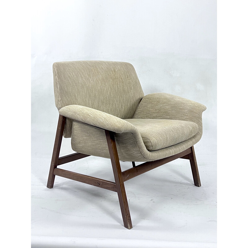 Vintage model 849 armchair by Gianfranco Frattini for Figli di Amedeo Cassina, Italy 1958