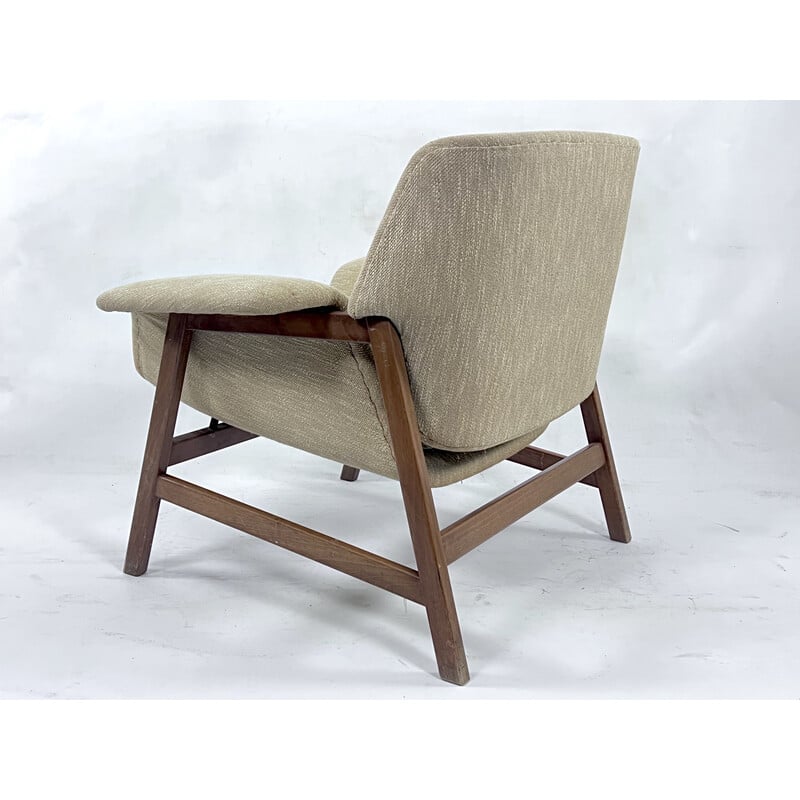 Fauteuil vintage modèle 849 par Gianfranco Frattini pour Figli di Amedeo Cassina, Italie 1958