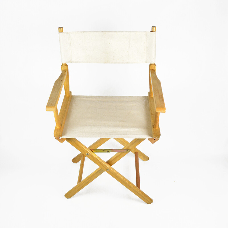 Vintage folding director's armchair, Germany 1970s