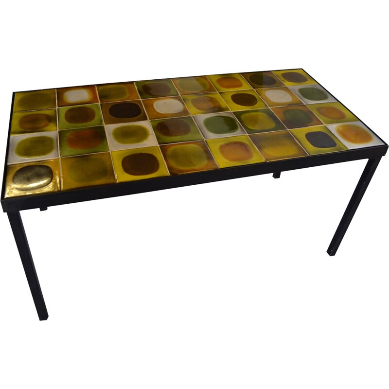 1950s Coffee table by Roger CAPRON Planets model 