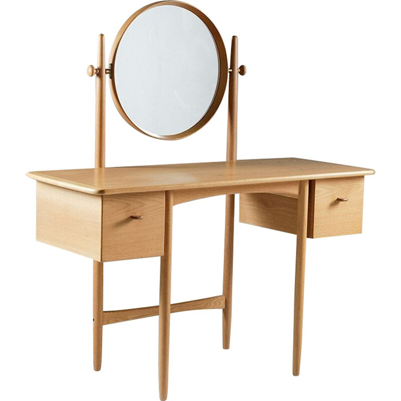 Swedish Vanity Table in Oak by Sven Engström & Gunnar Myrstrand - 1960s