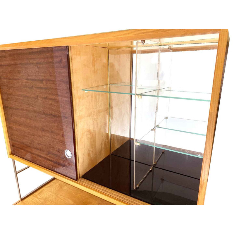 Tschechisches zweifarbiges Highboard von Bohumil Landsman für Jitona, 1970er Jahre