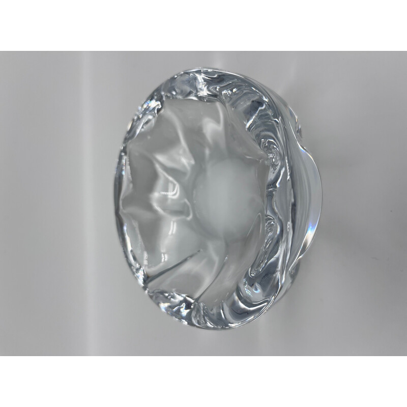 Vintage Daum crystal ashtray, 1970