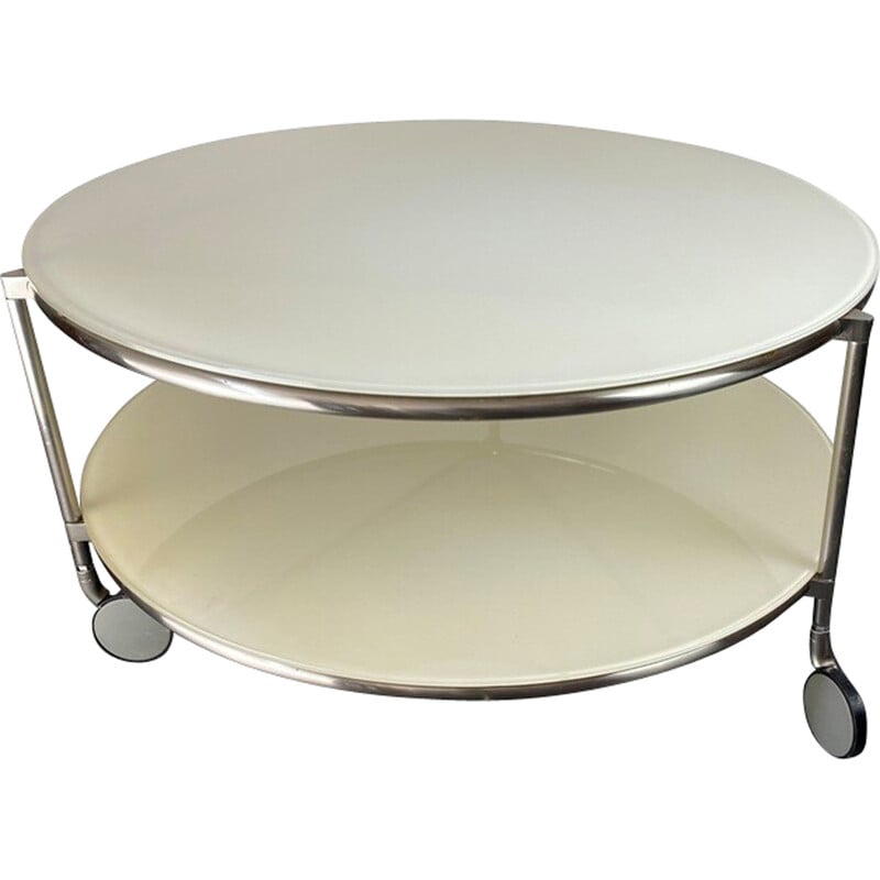 Stijg mout Mogelijk Vintage opaal glazen salontafel van Ehlen Johansson voor Ikea