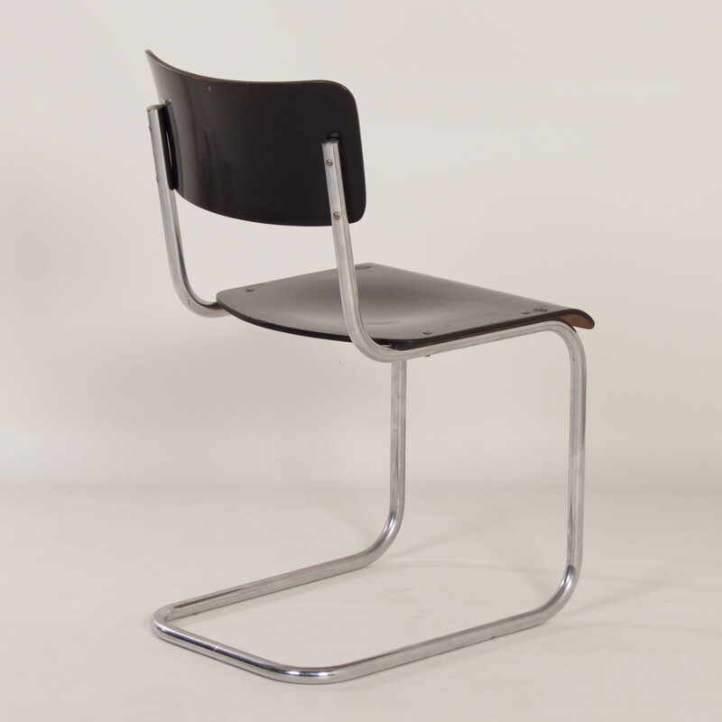 Vintage S43 tubular chair by Mart Stam for Thonet, 1930s