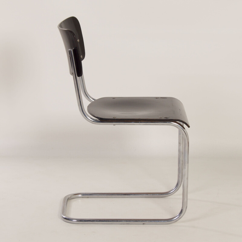 Vintage S43 tubular chair by Mart Stam for Thonet, 1930s