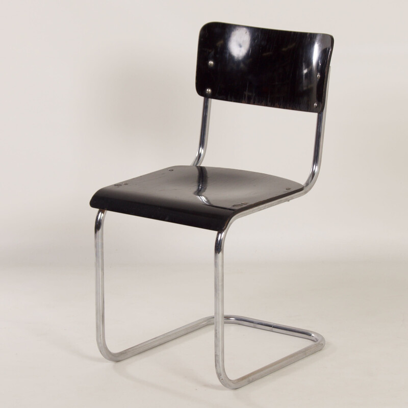 Vintage S43 tubular chair by Mart Stam for Thonet, 1930s