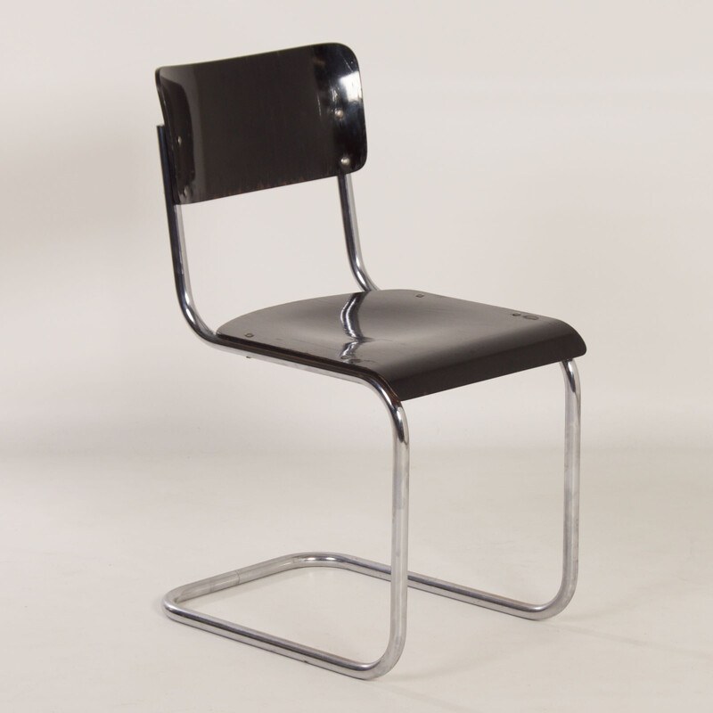 Vintage S43 tubular chair by Mart Stam for Thonet, 1930s