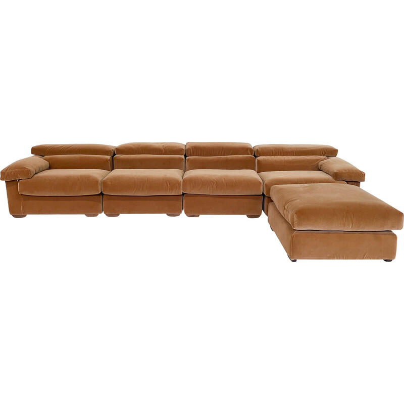 Vintage Erasmo sofa by Afra and Tobia Scarpa for B and B Italia, 1973