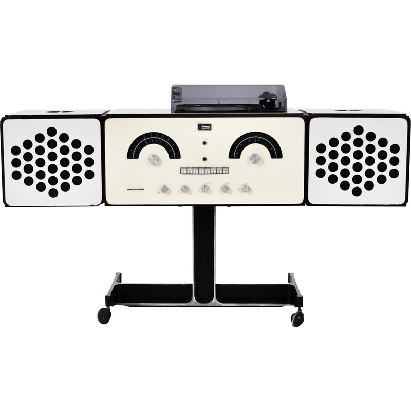 Vintage stereo radio Rr-126 van F.lli Castiglioni voor Brionvega, 1960