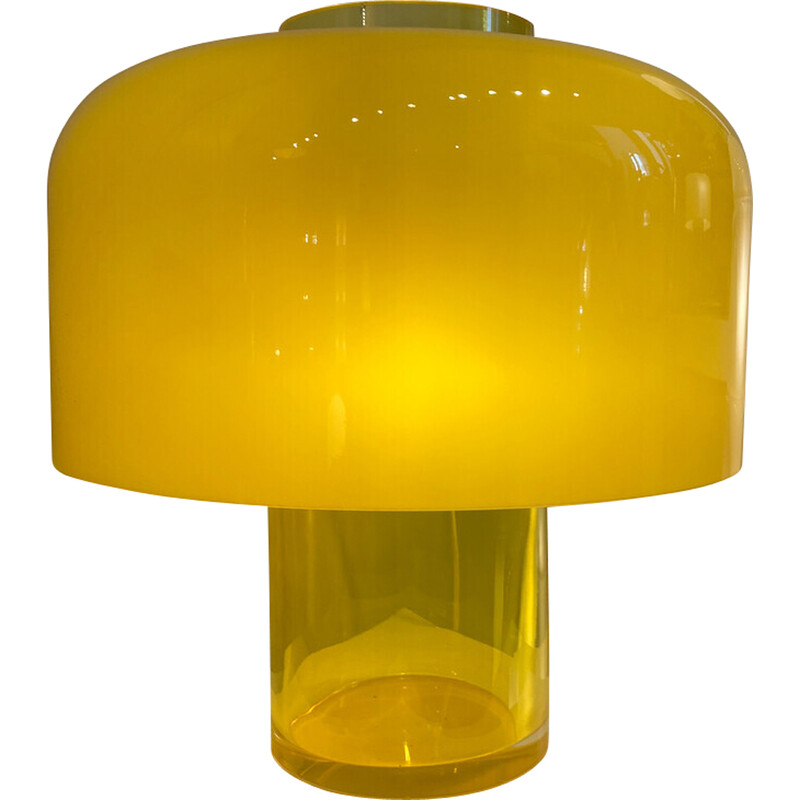 Vintage table lamp in Murano glass model Lt 226 by Carlo Nason for Mazzega, Italy 1960s