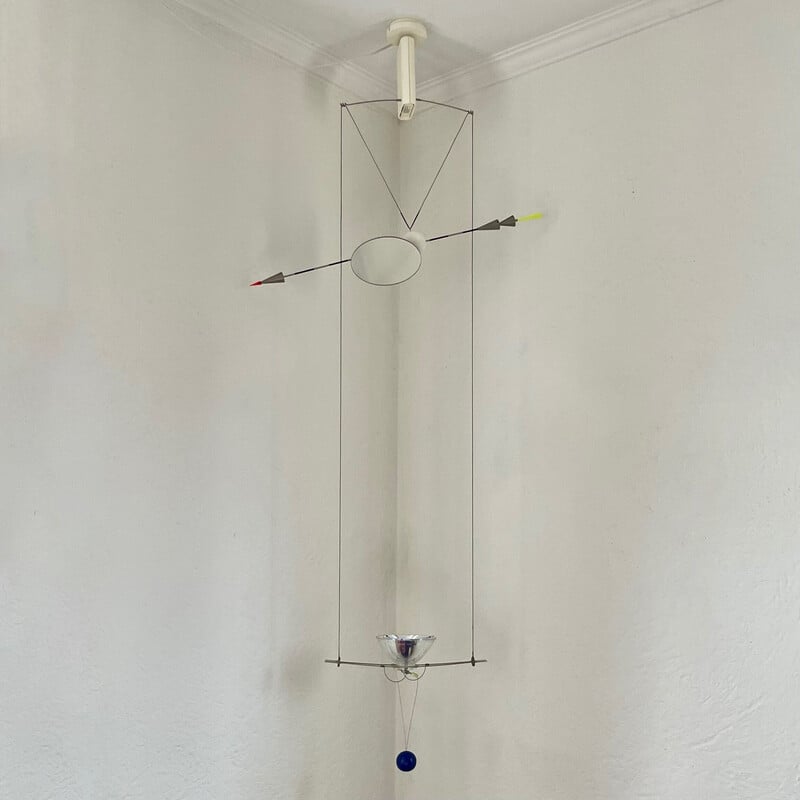 Vintage "Ilo Ilu" kunstwerk hanglamp van Ingo Maurer, jaren 1980