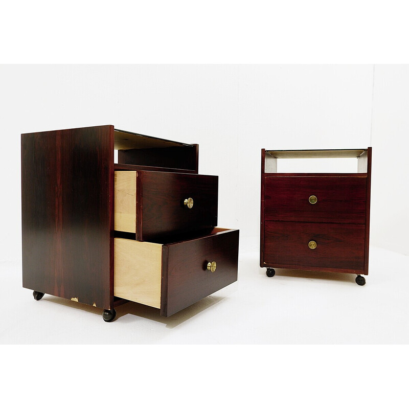 Pair of vintage night stands by Carlo di Carli for Sormani