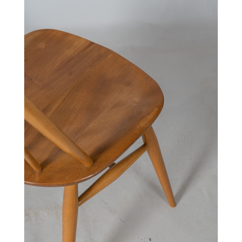 Vintage beechwood and elmwood Quaker chair by Lucian Ercolani for Ercol, United Kingdom 1960s