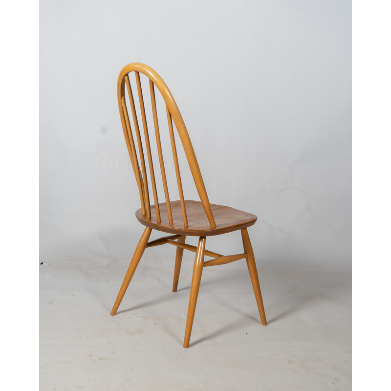 Set of 5 vintage Quaker beechwood and elmwood chairs by Lucian Ercolani for Ercol, UK 1960