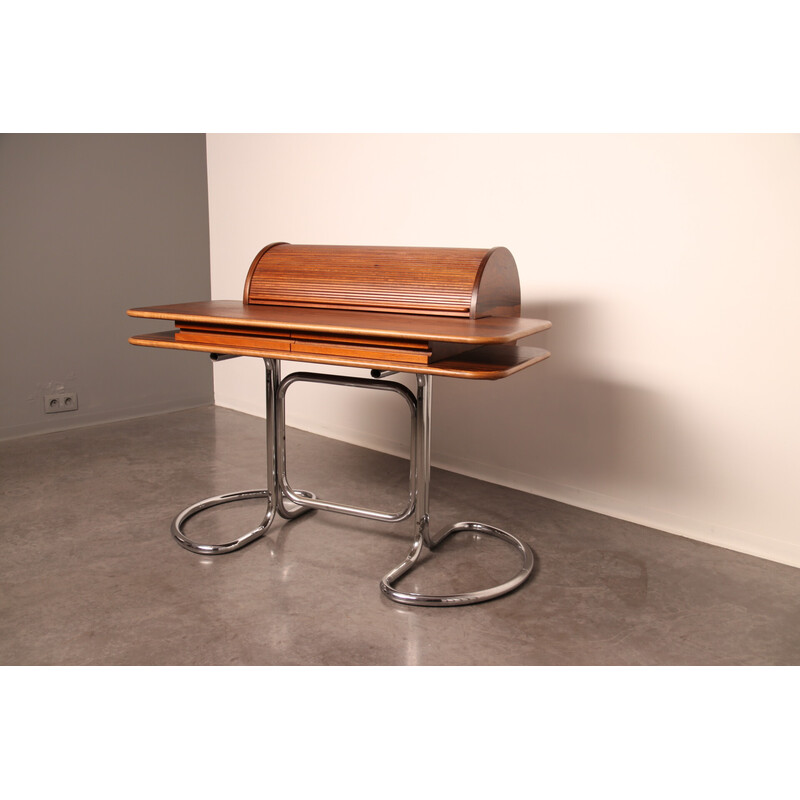 Vintage "Maia" desk in rosewood by Giotto Stoppino for Bernini, Italy 1960s