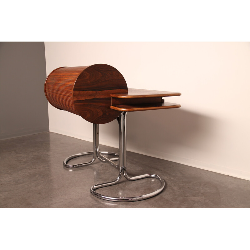 Vintage "Maia" desk in rosewood by Giotto Stoppino for Bernini, Italy 1960s