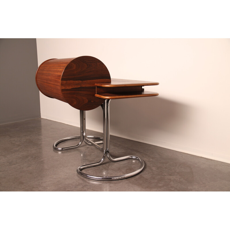 Vintage "Maia" desk in rosewood by Giotto Stoppino for Bernini, Italy 1960s