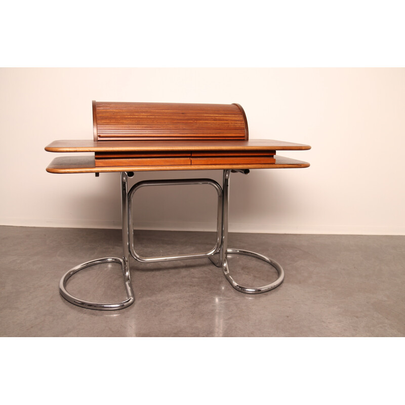 Vintage "Maia" desk in rosewood by Giotto Stoppino for Bernini, Italy 1960s