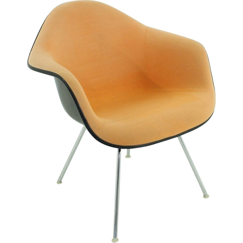 Vintage terracotta easy chair by Eames for Herman Miller - 1960s