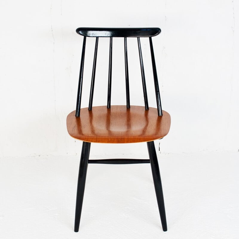 Suite of 4 "Fanett" chairs, Ilmari TAPIOVAARA - 1960s