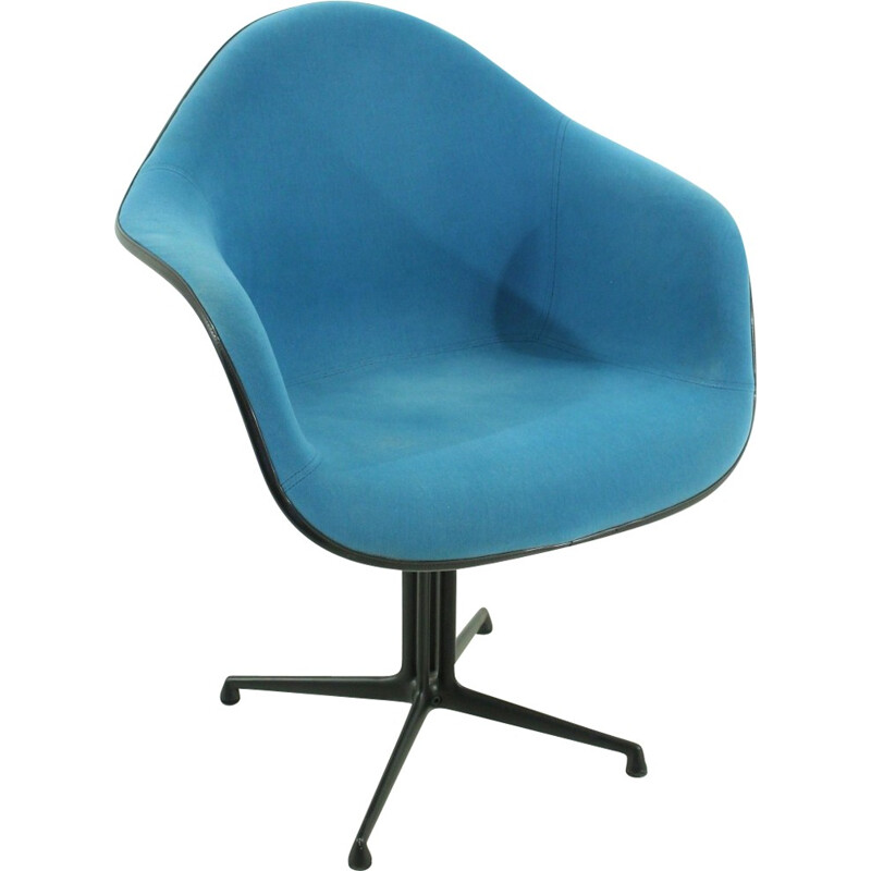 La Fonda Blue armchair by Eames for Herman Miller - 1960s