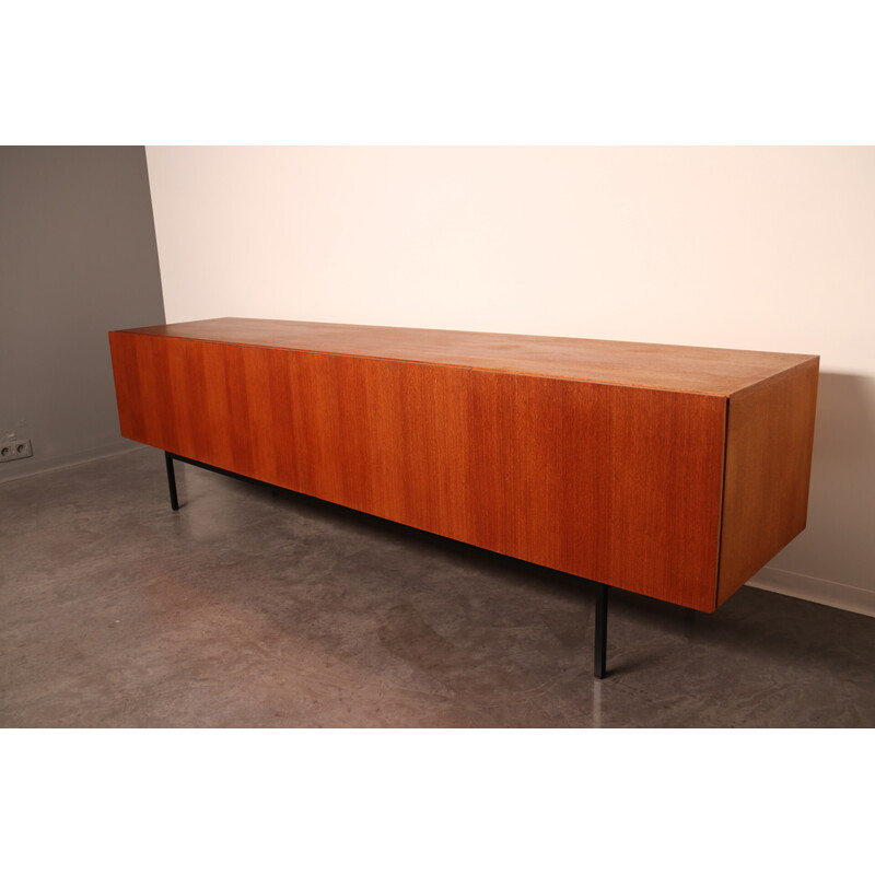 Vintage sideboard in teak model B40 by Dieter Waeckerlin for Behr Mobel, Germany 1950s