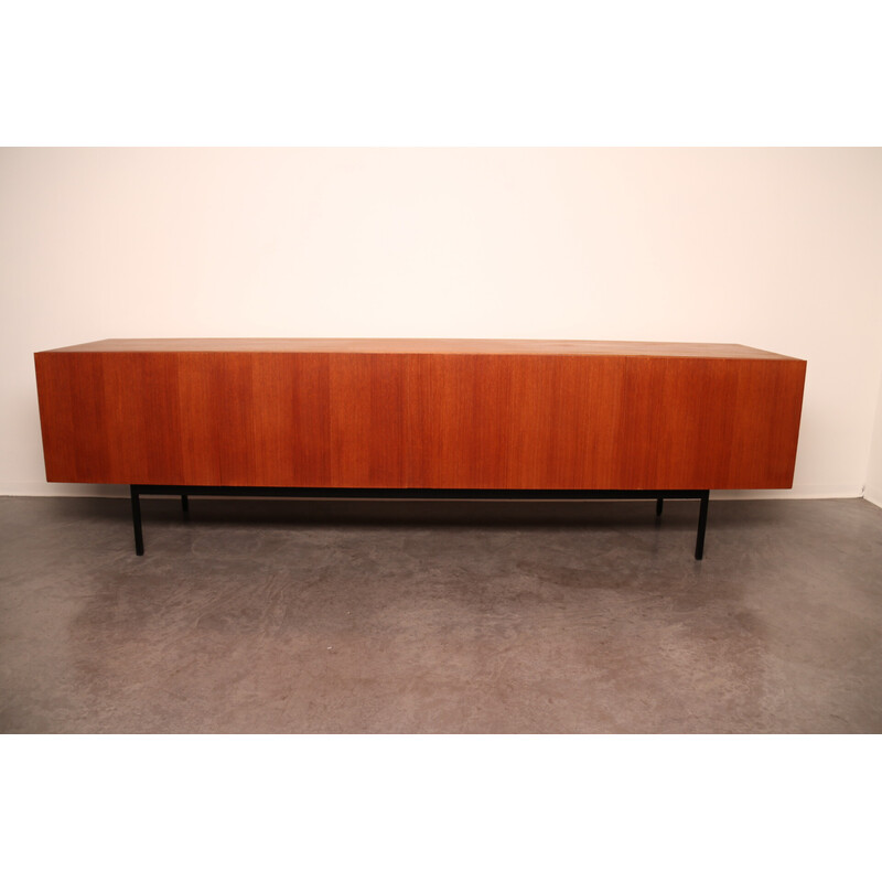 Vintage sideboard in teak model B40 by Dieter Waeckerlin for Behr Mobel, Germany 1950s