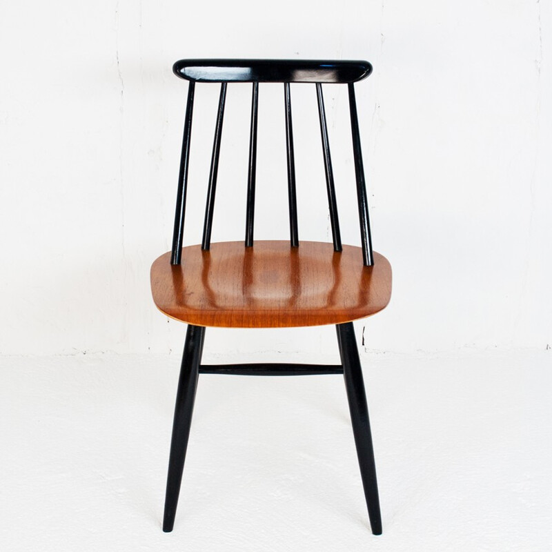 Suite of 4 "Fanett" chairs, Ilmari TAPIOVAARA - 1960s