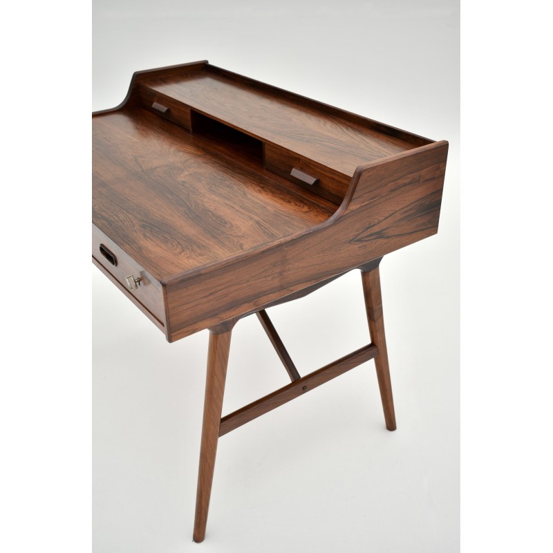 Vintage model 65 rosewood writing desk by Arne Wahl Iversen for Vinde Mobelfabrik, Denmark