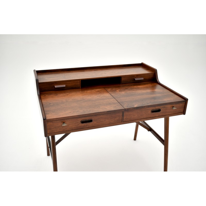 Vintage model 65 rosewood writing desk by Arne Wahl Iversen for Vinde Mobelfabrik, Denmark