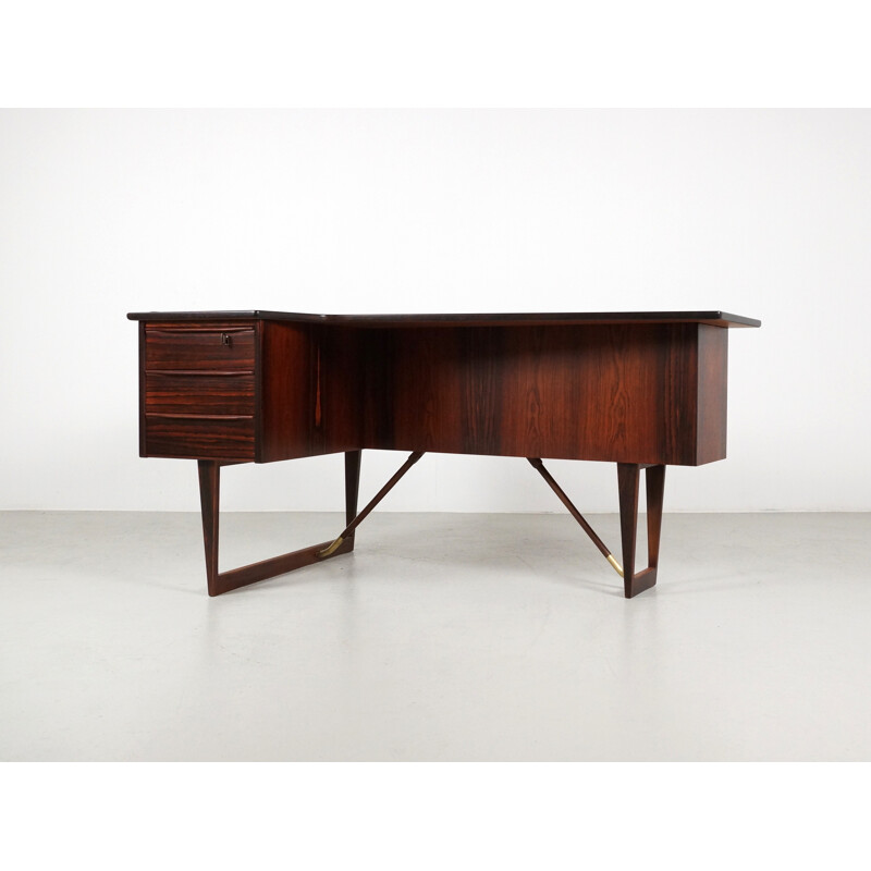 Danish rosewood corner desk by Peter Løvig Nielsen - 1960s